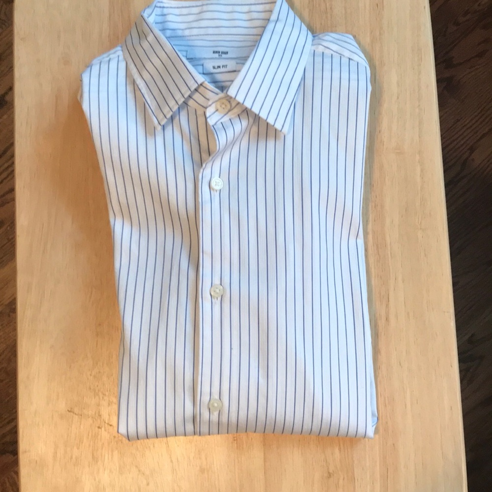 Uniqlo pencil striped dress shirt